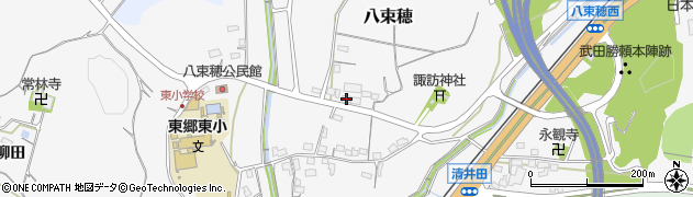 愛知県新城市八束穂643周辺の地図