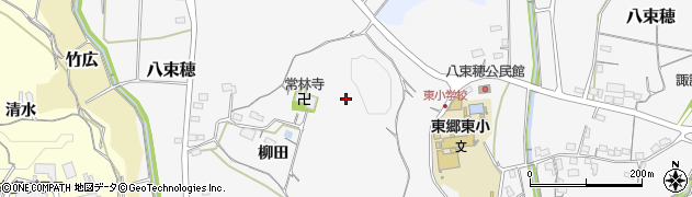 愛知県新城市八束穂（藤谷）周辺の地図