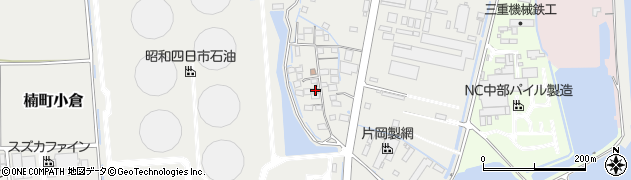 三重県四日市市楠町小倉1580周辺の地図