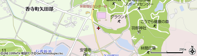 兵庫県姫路市香寺町行重303周辺の地図