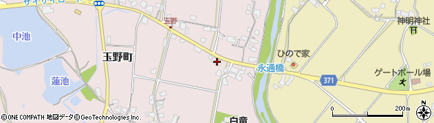 兵庫県加西市玉野町53周辺の地図