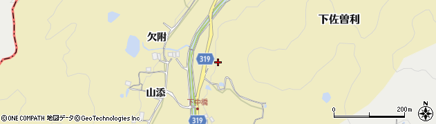兵庫県宝塚市下佐曽利（角田）周辺の地図