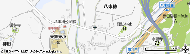 愛知県新城市八束穂648周辺の地図