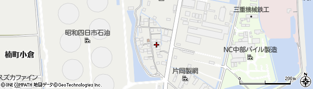 三重県四日市市楠町小倉1587周辺の地図