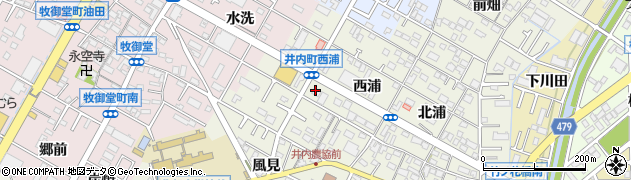 ほっともっと岡崎井内町店周辺の地図