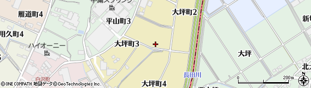 愛知県碧南市大坪町周辺の地図