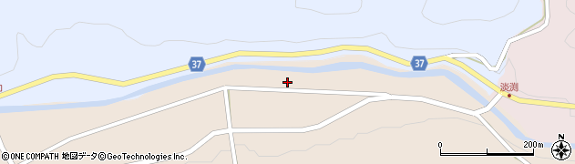 愛知県岡崎市滝尻町（札木）周辺の地図