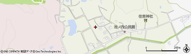 兵庫県加東市池之内358周辺の地図