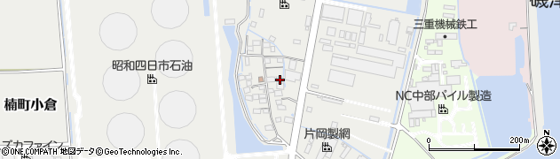 三重県四日市市楠町小倉1585周辺の地図