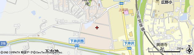 兵庫県三田市広沢周辺の地図
