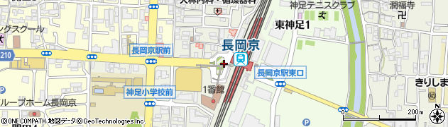 JR長岡京周辺の地図