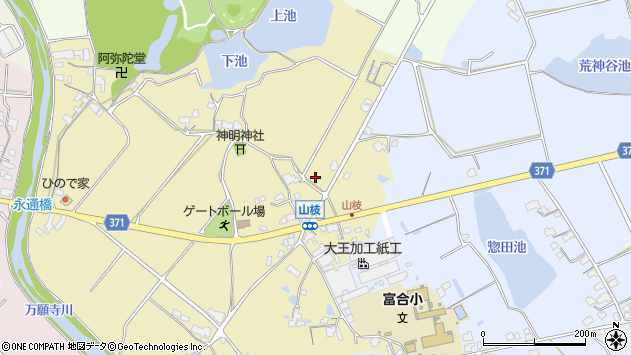 〒679-0108 兵庫県加西市山枝町の地図