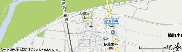 三重県四日市市楠町小倉661周辺の地図