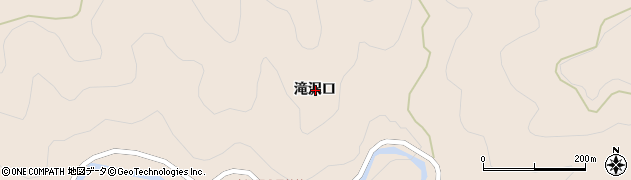 愛知県岡崎市東河原町滝沢口周辺の地図
