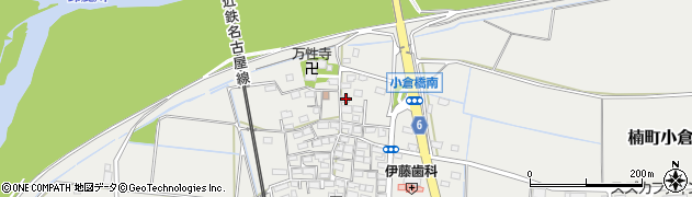 三重県四日市市楠町小倉680周辺の地図