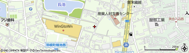 愛知県岡崎市羽根町小豆坂94周辺の地図