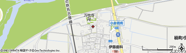 三重県四日市市楠町小倉662周辺の地図