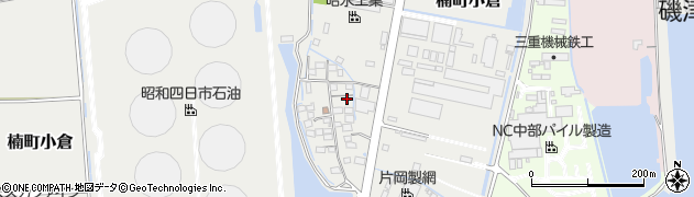 三重県四日市市楠町小倉1596周辺の地図