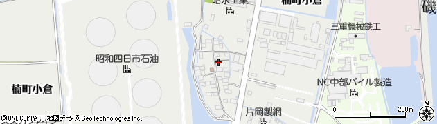 三重県四日市市楠町小倉1595周辺の地図
