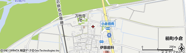 三重県四日市市楠町小倉681周辺の地図