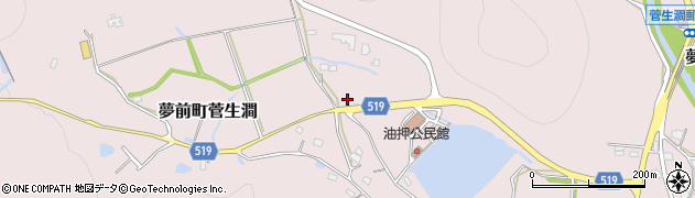 兵庫県姫路市夢前町菅生澗1371周辺の地図