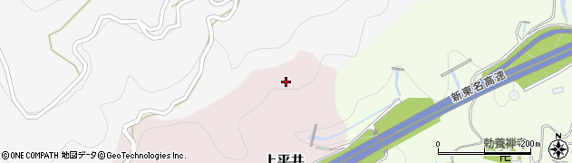 愛知県新城市上平井クロナキ周辺の地図