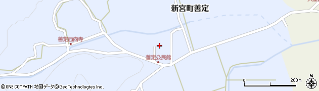 兵庫県たつの市新宮町善定694周辺の地図