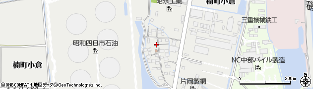 三重県四日市市楠町小倉1600周辺の地図