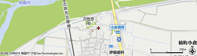 三重県四日市市楠町小倉660周辺の地図