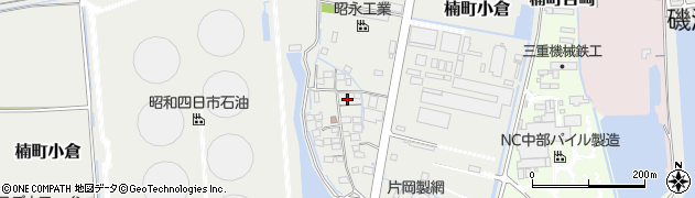 三重県四日市市楠町小倉1598周辺の地図