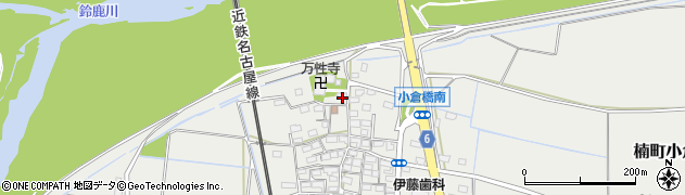 三重県四日市市楠町小倉659周辺の地図