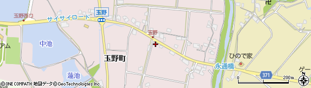 兵庫県加西市玉野町334周辺の地図