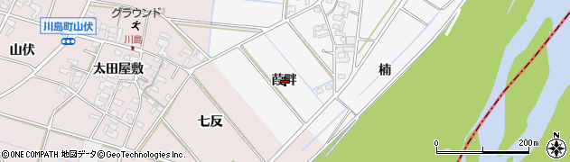 愛知県安城市村高町葭畔周辺の地図