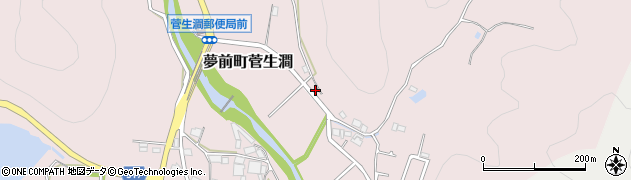 兵庫県姫路市夢前町菅生澗1746-2周辺の地図