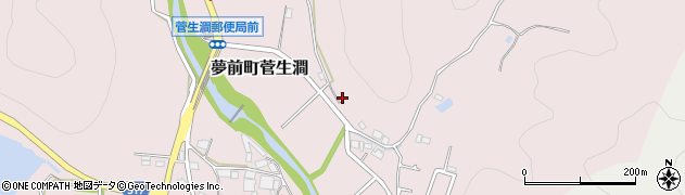 兵庫県姫路市夢前町菅生澗1774周辺の地図