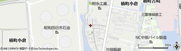 三重県四日市市楠町小倉1605周辺の地図