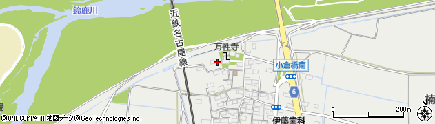 三重県四日市市楠町小倉648周辺の地図