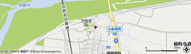 三重県四日市市楠町小倉834周辺の地図