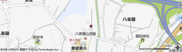 愛知県新城市八束穂895周辺の地図