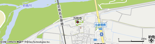 三重県四日市市楠町小倉644周辺の地図