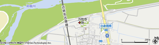 三重県四日市市楠町小倉636周辺の地図