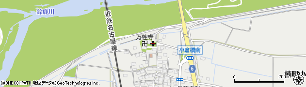 三重県四日市市楠町小倉645周辺の地図