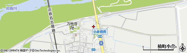 三重県四日市市楠町小倉847周辺の地図
