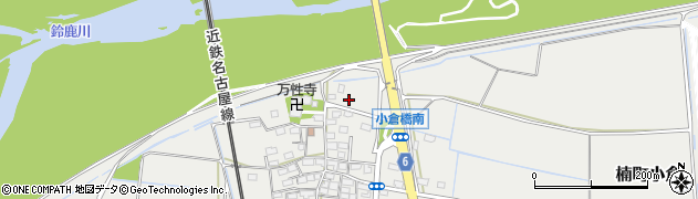 三重県四日市市楠町小倉841周辺の地図