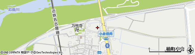 三重県四日市市楠町小倉846周辺の地図
