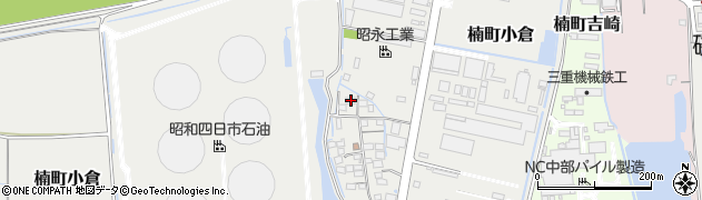 三重県四日市市楠町小倉1609周辺の地図