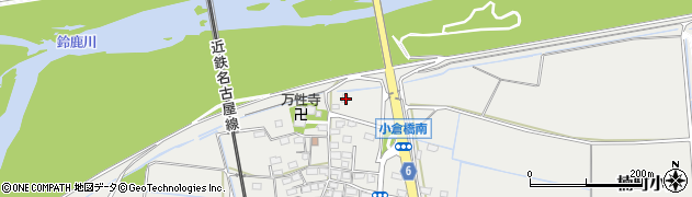 三重県四日市市楠町小倉838周辺の地図