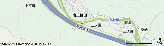 愛知県岡崎市保母町（二ノ瀬）周辺の地図