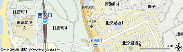 １００円ショップセリア常滑店周辺の地図