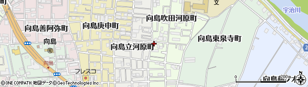京都府京都市伏見区向島吹田河原町61周辺の地図